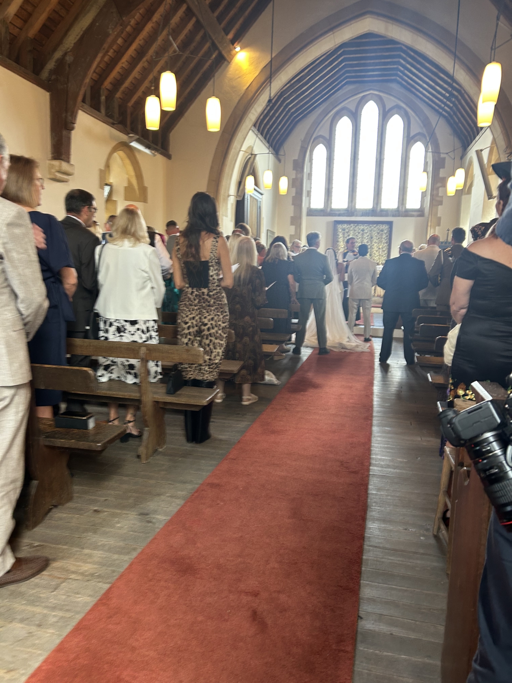 Premiere String Trio Performing At All Saints Church Blackham Wedding