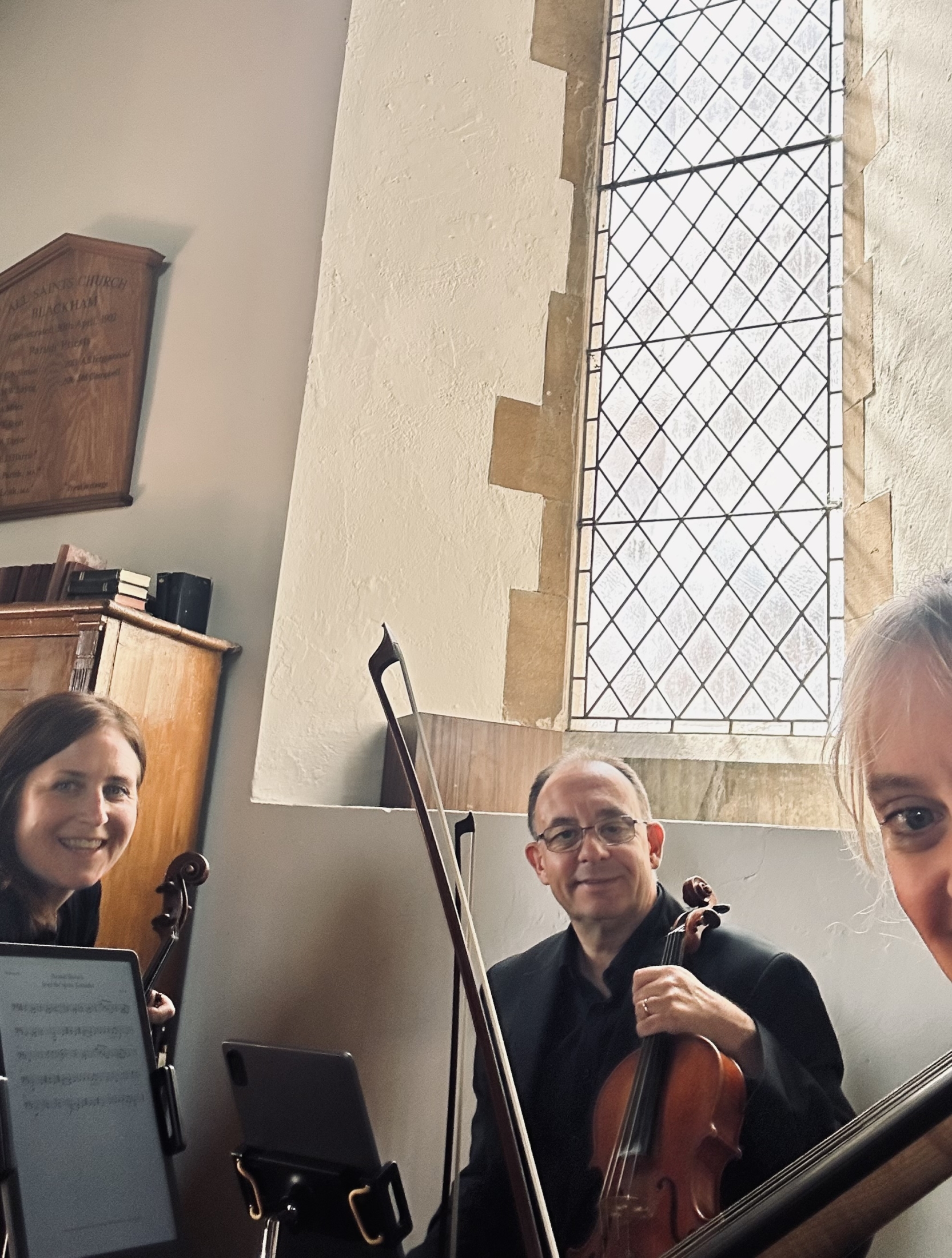 Premiere String Trio Performing Pop Arrangements At Villa Golf Course