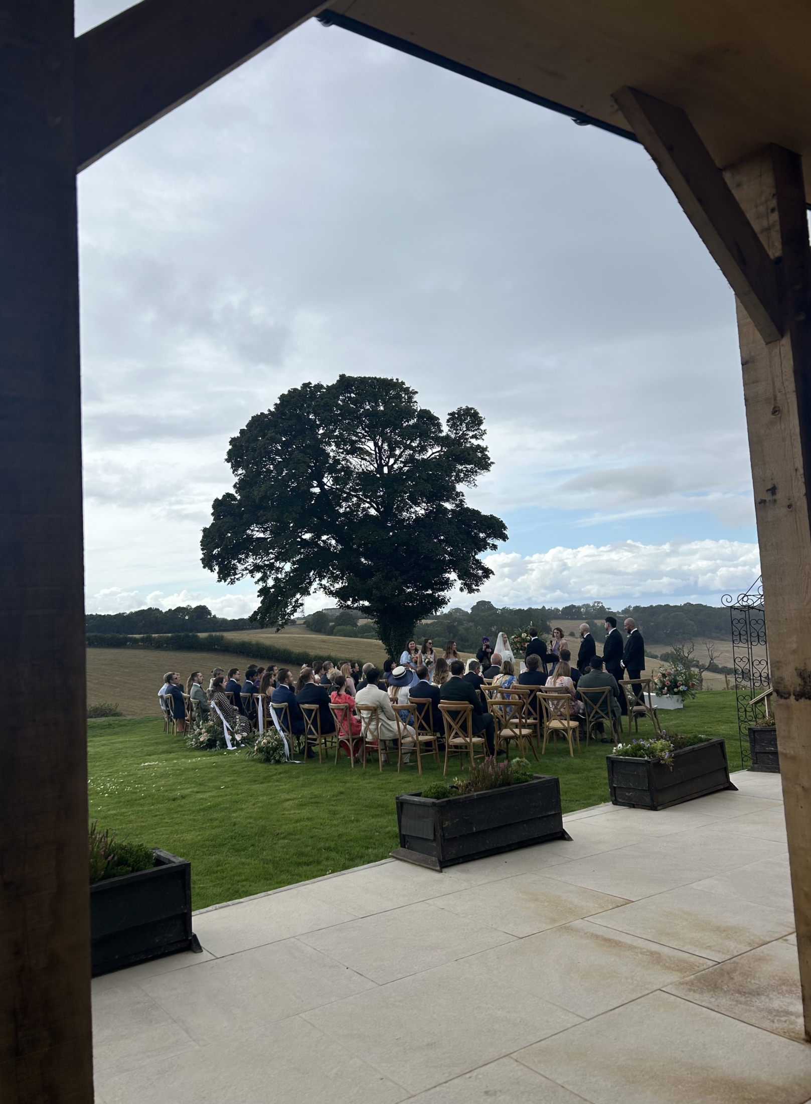 String Musicians At Botley Hill Barn Drinks Reception