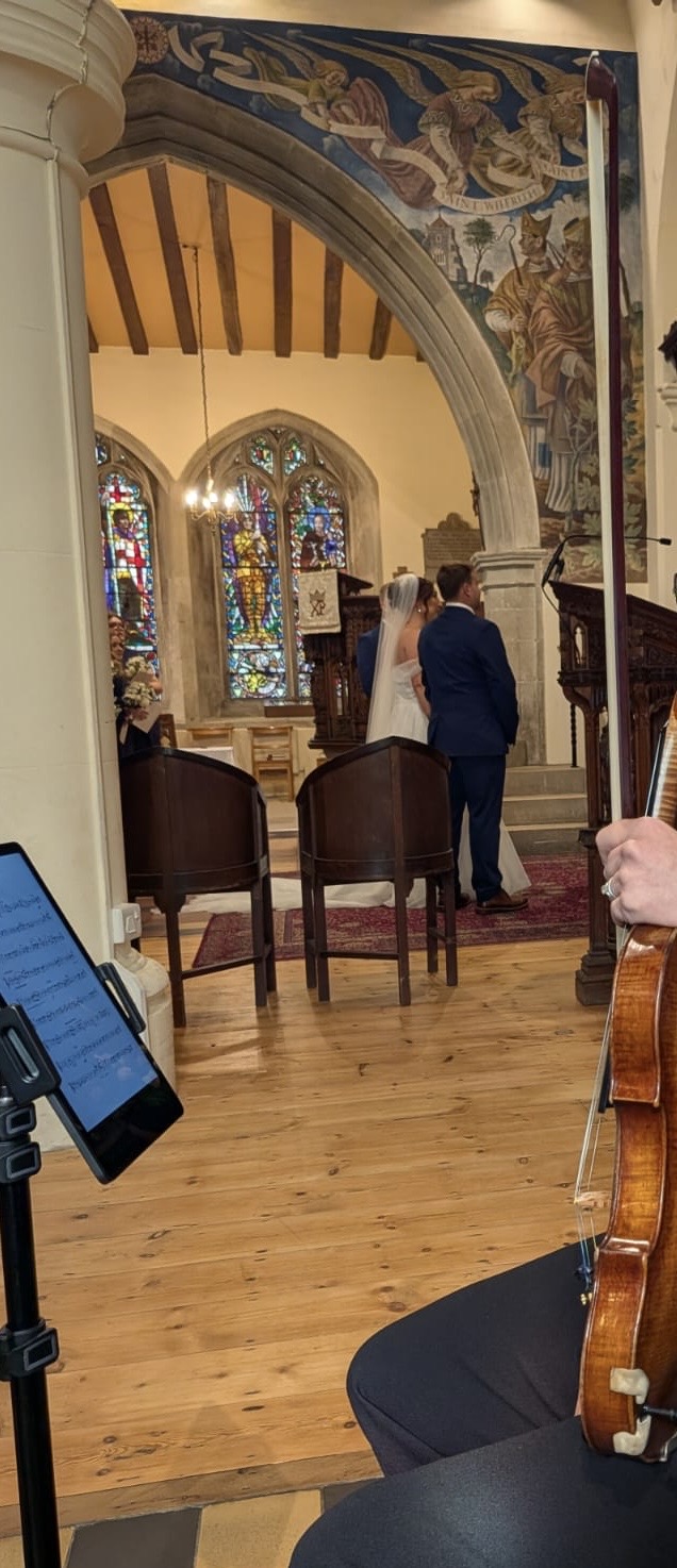 String Trio At Manor Barn Wedding